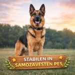 Stabilen in samozavesten pes
